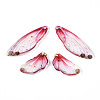 Epoxy Resin Butterfly Wing Pendants FIND-N005-65F-2