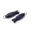 Natural Dyed Lapis Lazuli Carved Pendants G-G314-01P-05-2