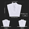 Detachable Cotton Shirt Women False Collar AJEW-WH20054-051-2
