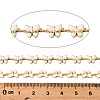 Brass Enamel Butterfly Link Chains CHC-F021-03G-02-2