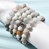 10MM Natural Aquamarine Round Beaded Stretch Bracelets for Women GG-CBA6C75-A01-10mm-1