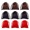 10Pcs Velvet Jewelry Drawstring Storage Pouches ABAG-TA0001-31B-3