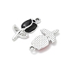 Alloy Enamel Rhinestone Pendants FIND-L024-19P-2