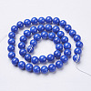 Natural Mashan Jade Round Beads Strands X-G-D263-8mm-XS08-3