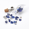 Gemstone Chip Beads European Dangle Charms PALLOY-JF00362-3