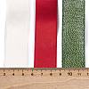 9 Yards 3 Styles Christmas Theme Polyester & Polycotton Ribbons Sets SRIB-A015-01A-03-3