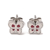 3 Pairs 3 Styles 304 Stainless Steel Enamel Stud Earrings for Women EJEW-K279-03P-3