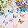 60Pcs 12 Styles 3D Gauze Butterfly Ornament Accessories FIND-SP0020-64D-4