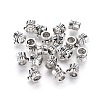 Tibetan Style Alloy Tube Bails TIBE-30047-AS-RS-2