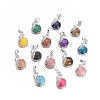 Natural & Synthetic Mixed Gemstone Pendants G-L512-N-1
