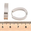 201 Stainless Steel Hoop Earrings EJEW-T056-03P-04-5