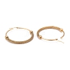 304 Stainless Steel Mesh Hoop Earrings EJEW-O096-09F-G-2