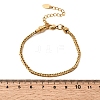 304 Stainless Steel Wheat Chains Bracelets for Women BJEW-A158-02H-G-5