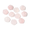 Natural Rose Quartz Carved Cabochons G-C185-01B-01-1