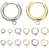 16Pcs 201 Stainless Steel Huggie Hoop Earring Findings STAS-FS0002-27B-2