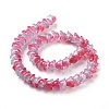 Transparent Glass Beads Strands LAMP-H061-01B-03-3