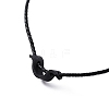 Leather Eyeglasses Strap with Clip Holder and Brass Buckle AJEW-WH0291-87A-2