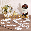 200Pcs Cardboard Wine Glass Charms FIND-GA0007-50-4