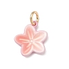 Spray Painted Brass Charms KK-CBAEB58-10A-1