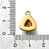 Natural Tiger Eye Triangle Charms STAS-D310-02G-01-3