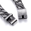 304 Stainless Steel Curb Chains Bracelets BJEW-E346-17AS-3