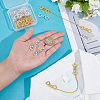 20Pcs 2 Colors Iron Clothing Curb Chains HJEW-NB00296-3