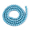 Electroplate Opaque Glass Beads Strands GLAA-T032-P4mm-AB13-A-2