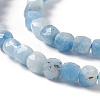 Natural Devil Blue Aquamarine Beads Strands G-F717-16B-4