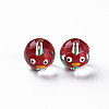 Transparent Glass Enamel Beads GLAA-N049-003-2