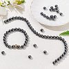 Olycraft Non-magnetic Synthetic Hematite Beads Strands G-OC0001-65-10mm-5