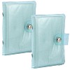 2Pcs PVC Mini Photocard Holder Book AJEW-SP0002-20A-02-1