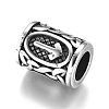 304 Stainless Steel European Beads X-OPDL-G010-07AS-06B-2