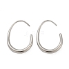 304 Stainless Steel Teardrop Dangle Earrings EJEW-S272-05P-4