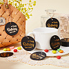 100Pcs Flat Round Gold Word Happy Birthday Dear Sweet Hanging Tags DIY-SP0003-87B-3