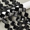 Natural Black Stone Beads Strands G-L239-18-2