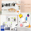4 Bags Spray Printed Iron Mesh Wall Mounted Hanging Display Stands ODIS-WR0001-18B-5