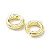 Rack Plating Brass Ring Cuff Earrings for Women EJEW-H135-01G-01-2