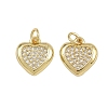 Brass Micro Pave Cubic Zirconia Pendants ZIRC-I367-11G-01-1
