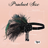 Alloy & Rhinestone & Feathers & Polyester Headbands OHAR-WH20011-14B-2