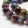 Faceted Natural Fire Crackle Agate Beads Strands X-G-F447-10mm-A07-3