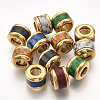 304 Stainless Steel European Beads STAS-S079-99-G-1