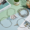Iron Loose Leaf Book Binder Hinged Rings DIY-WH0723-097P-4