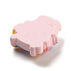 Pig Theme Opaque Resin Cabochons RESI-H154-01B-2