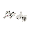 Alloy Rhinestone Pendants FIND-A049-10G-2