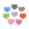 Printed Opaque Resin Cabochons CRES-T025-16A-1