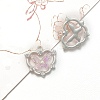 Butterfly Platinum Alloy Pendants PW-WGA9A20-15-1