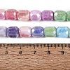 Anti-Tarnish Electroplate Glass Beads Strands EGLA-N027-03A-01-4