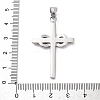 304 Stainless Steel Pendants STAS-L286-06P-3