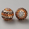 Thanksgiving Day Theme Resin Rhinestone Beads RB-WH0003-08P-2