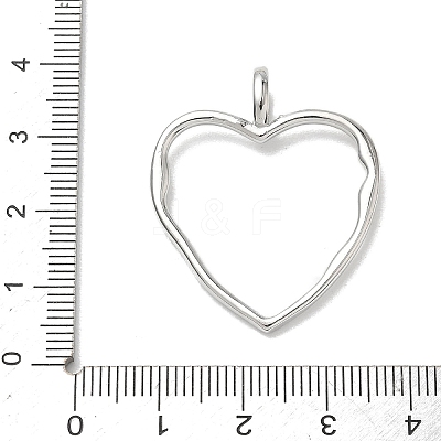 Valentine's Day Brass Pendants KK-E796-10P-1